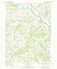 Chillicothe Iowa Historical topographic map, 1:24000 scale, 7.5 X 7.5 Minute, Year 1968