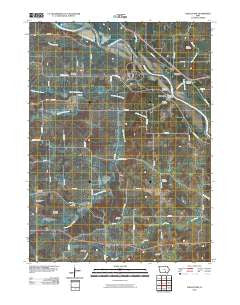 Chillicothe Iowa Historical topographic map, 1:24000 scale, 7.5 X 7.5 Minute, Year 2010