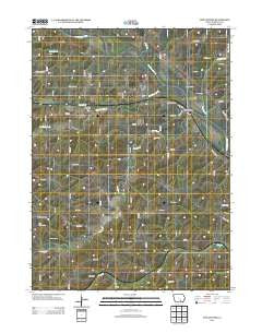 Chillicothe Iowa Historical topographic map, 1:24000 scale, 7.5 X 7.5 Minute, Year 2013