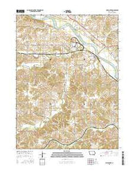 Chillicothe Iowa Current topographic map, 1:24000 scale, 7.5 X 7.5 Minute, Year 2015