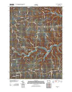 Church Iowa Historical topographic map, 1:24000 scale, 7.5 X 7.5 Minute, Year 2010
