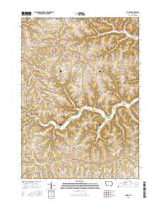 Church Iowa Current topographic map, 1:24000 scale, 7.5 X 7.5 Minute, Year 2015