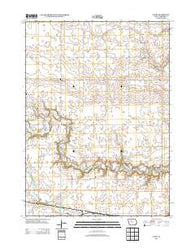 Clare Iowa Historical topographic map, 1:24000 scale, 7.5 X 7.5 Minute, Year 2013
