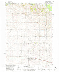 Clarence Iowa Historical topographic map, 1:24000 scale, 7.5 X 7.5 Minute, Year 1980
