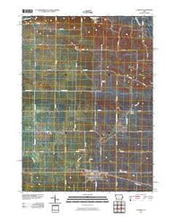 Clarence Iowa Historical topographic map, 1:24000 scale, 7.5 X 7.5 Minute, Year 2010