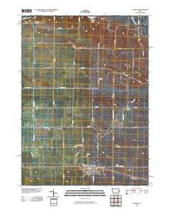 Clarence Iowa Historical topographic map, 1:24000 scale, 7.5 X 7.5 Minute, Year 2010