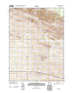 Clarence Iowa Historical topographic map, 1:24000 scale, 7.5 X 7.5 Minute, Year 2013