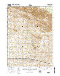 Clarence Iowa Current topographic map, 1:24000 scale, 7.5 X 7.5 Minute, Year 2015