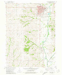 Clarinda South Iowa Historical topographic map, 1:24000 scale, 7.5 X 7.5 Minute, Year 1981