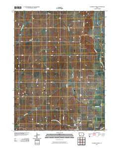Clarinda North Iowa Historical topographic map, 1:24000 scale, 7.5 X 7.5 Minute, Year 2010