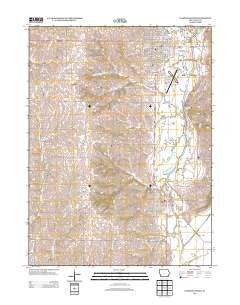 Clarinda South Iowa Historical topographic map, 1:24000 scale, 7.5 X 7.5 Minute, Year 2013