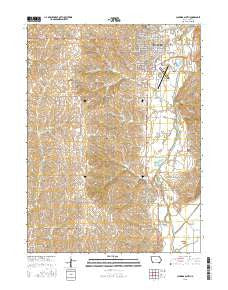 Clarinda South Iowa Current topographic map, 1:24000 scale, 7.5 X 7.5 Minute, Year 2015