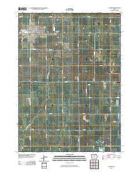 Clarion Iowa Historical topographic map, 1:24000 scale, 7.5 X 7.5 Minute, Year 2010