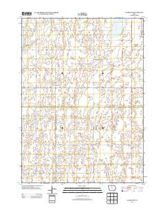 Clarion SW Iowa Historical topographic map, 1:24000 scale, 7.5 X 7.5 Minute, Year 2013