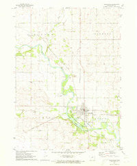 Clarksville Iowa Historical topographic map, 1:24000 scale, 7.5 X 7.5 Minute, Year 1971