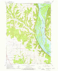 Clayton Iowa Historical topographic map, 1:24000 scale, 7.5 X 7.5 Minute, Year 1962