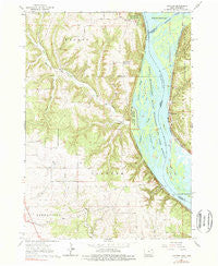 Clayton Iowa Historical topographic map, 1:24000 scale, 7.5 X 7.5 Minute, Year 1962