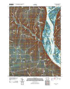 Clayton Iowa Historical topographic map, 1:24000 scale, 7.5 X 7.5 Minute, Year 2010