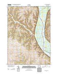 Clayton Iowa Historical topographic map, 1:24000 scale, 7.5 X 7.5 Minute, Year 2013