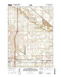 Clear Lake East Iowa Current topographic map, 1:24000 scale, 7.5 X 7.5 Minute, Year 2015