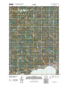Clear Lake West Iowa Historical topographic map, 1:24000 scale, 7.5 X 7.5 Minute, Year 2010