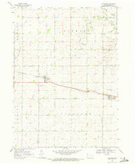 Cleghorn Iowa Historical topographic map, 1:24000 scale, 7.5 X 7.5 Minute, Year 1969