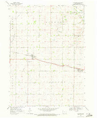Cleghorn Iowa Historical topographic map, 1:24000 scale, 7.5 X 7.5 Minute, Year 1969