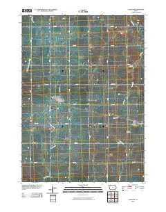 Cleghorn Iowa Historical topographic map, 1:24000 scale, 7.5 X 7.5 Minute, Year 2010