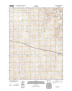 Cleghorn Iowa Historical topographic map, 1:24000 scale, 7.5 X 7.5 Minute, Year 2013
