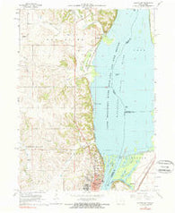Clinton NW Iowa Historical topographic map, 1:24000 scale, 7.5 X 7.5 Minute, Year 1967