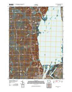 Clinton NW Iowa Historical topographic map, 1:24000 scale, 7.5 X 7.5 Minute, Year 2010