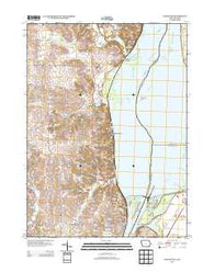 Clinton NW Iowa Historical topographic map, 1:24000 scale, 7.5 X 7.5 Minute, Year 2013