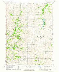 Clio Iowa Historical topographic map, 1:24000 scale, 7.5 X 7.5 Minute, Year 1964