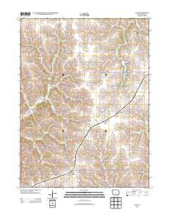 Clio Iowa Historical topographic map, 1:24000 scale, 7.5 X 7.5 Minute, Year 2013