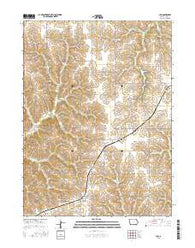 Clio Iowa Current topographic map, 1:24000 scale, 7.5 X 7.5 Minute, Year 2015