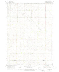 Cloverdale Iowa Historical topographic map, 1:24000 scale, 7.5 X 7.5 Minute, Year 1972