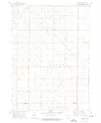 Cloverdale Iowa Historical topographic map, 1:24000 scale, 7.5 X 7.5 Minute, Year 1972