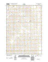 Cloverdale Iowa Historical topographic map, 1:24000 scale, 7.5 X 7.5 Minute, Year 2013