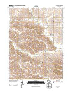 Clutier Iowa Historical topographic map, 1:24000 scale, 7.5 X 7.5 Minute, Year 2013