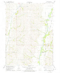 Coburg Iowa Historical topographic map, 1:24000 scale, 7.5 X 7.5 Minute, Year 1978
