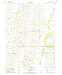 Coburg Iowa Historical topographic map, 1:24000 scale, 7.5 X 7.5 Minute, Year 1978