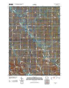 Coggon Iowa Historical topographic map, 1:24000 scale, 7.5 X 7.5 Minute, Year 2010