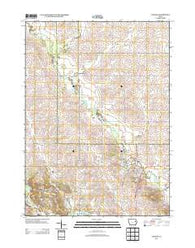 Coggon Iowa Historical topographic map, 1:24000 scale, 7.5 X 7.5 Minute, Year 2013