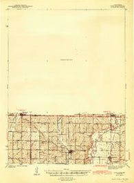 Coin Iowa Historical topographic map, 1:62500 scale, 15 X 15 Minute, Year 1943