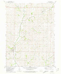 Coin Iowa Historical topographic map, 1:24000 scale, 7.5 X 7.5 Minute, Year 1981