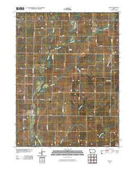 Coin Iowa Historical topographic map, 1:24000 scale, 7.5 X 7.5 Minute, Year 2010