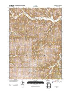 Colesburg Iowa Historical topographic map, 1:24000 scale, 7.5 X 7.5 Minute, Year 2013