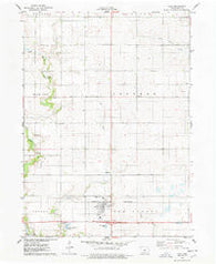 Colo Iowa Historical topographic map, 1:24000 scale, 7.5 X 7.5 Minute, Year 1975