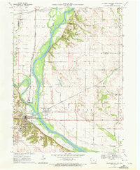 Columbus Junction Iowa Historical topographic map, 1:24000 scale, 7.5 X 7.5 Minute, Year 1970