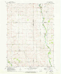 Colwell Iowa Historical topographic map, 1:24000 scale, 7.5 X 7.5 Minute, Year 1971